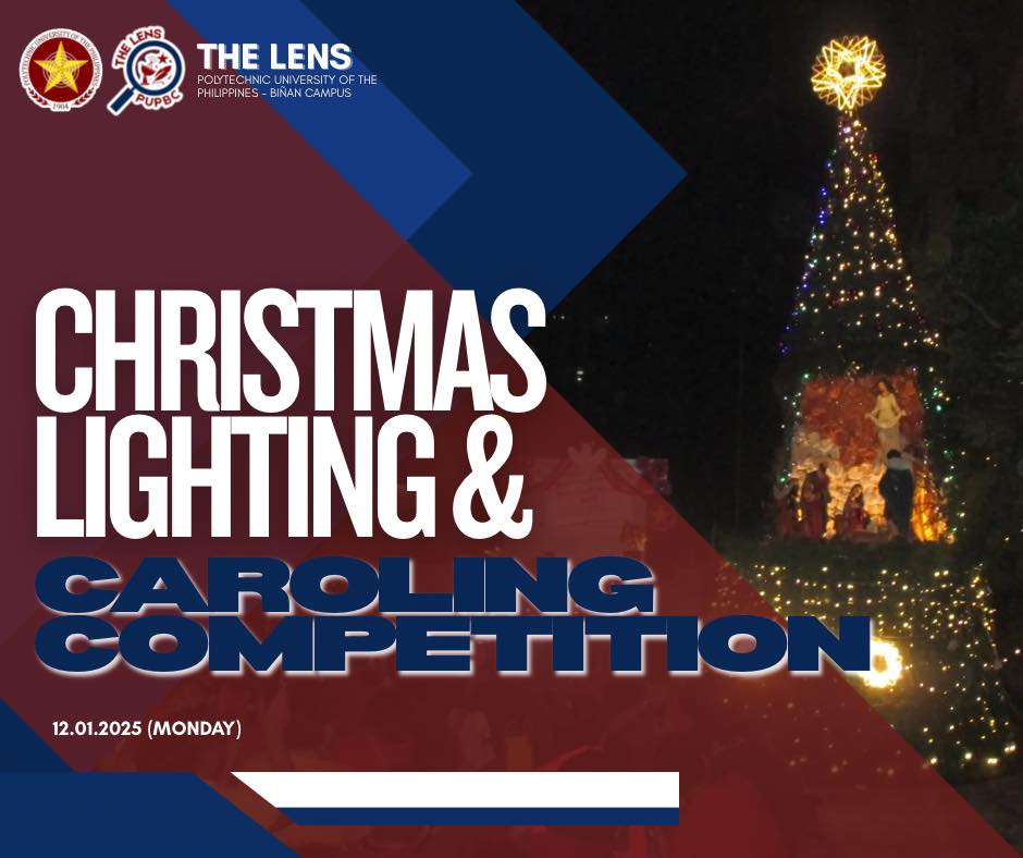 PUP Biñan Holds 2025 NSTP Christmas Lighting and Caroling Competition